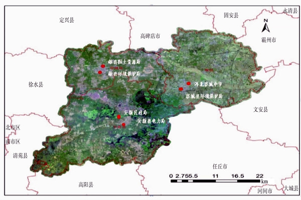 雄安新區空氣質量實時監測的點位狀況！